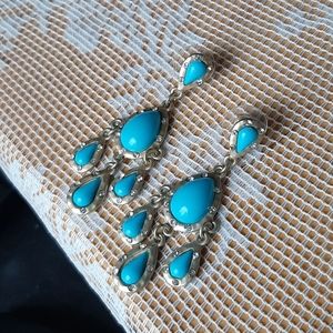 Turquoise Chandelier Earrings